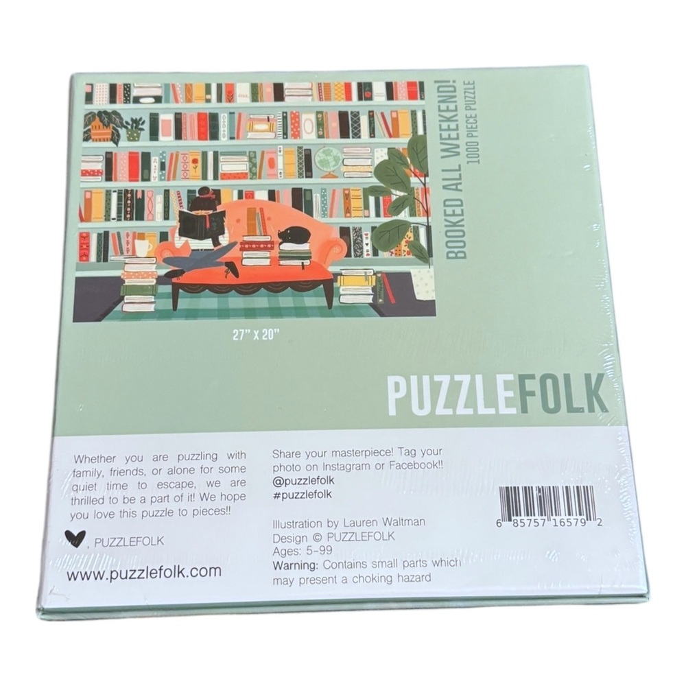 NEW Booked All Weekend 1000 Piece Jigsaw Puzzle Sealed - Picture 5 of 6